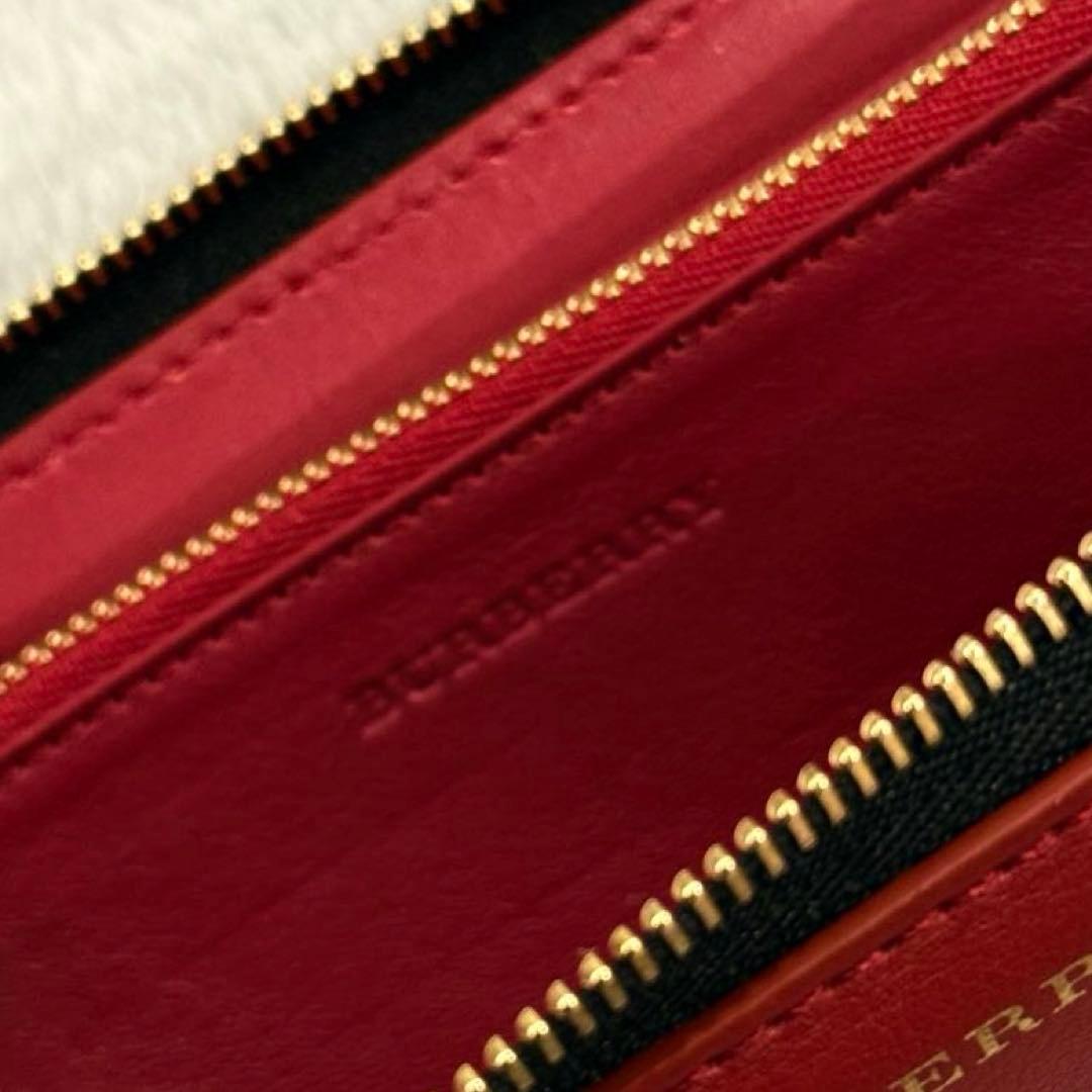 ⭐️新品未使用⭐️ バーバリー　ノバチェック　長財布　ラウンドジップ　シャドーホース