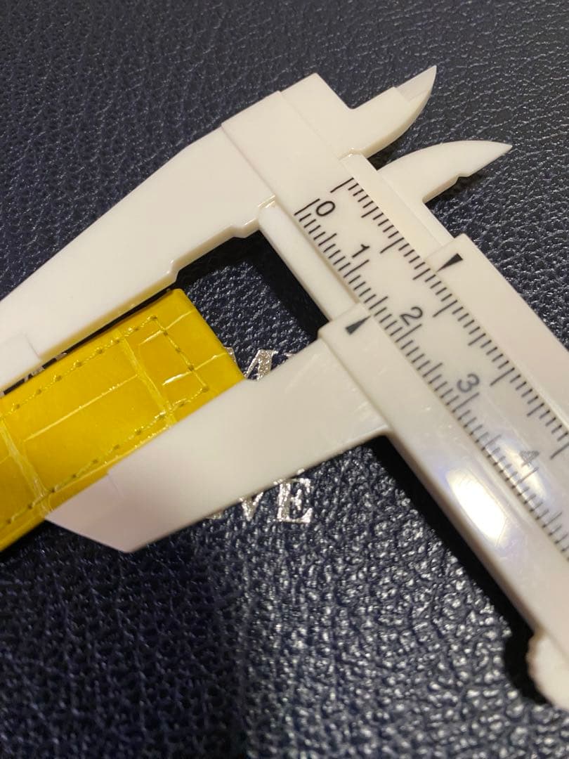 16mm フランクミュラー 純正 イエロー ストラップ ベルト