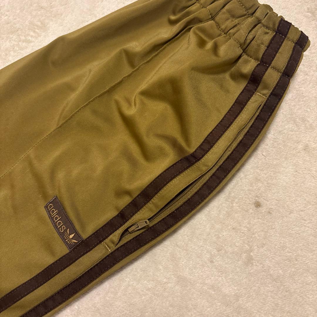 希少カラー⭐️90s adidas ジャージ上下　セットアップ Lサイズ カーキ