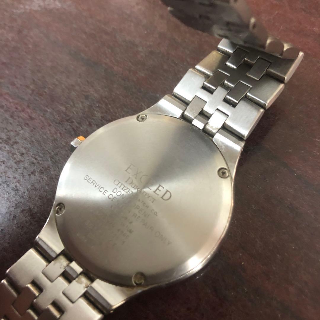 値下げCITIZENエクシード Eco-Drive 電波時計 H111