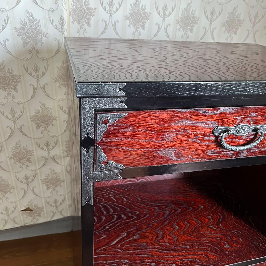 【アンティーク】昭和レトロ 木製 民芸箪笥 和たんす 和製キャビネット チェスト