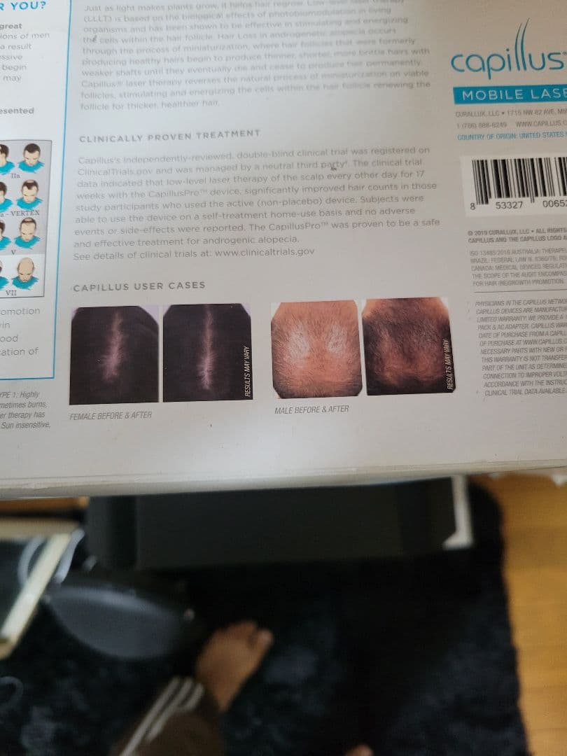 Capillus Ultra 脱毛防止・毛髪再生キャップ