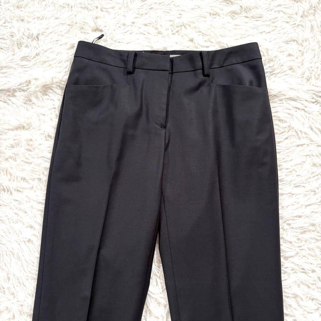 セオリーリュクス　セットアップ　スーツ　エグゼクティブ ノーカラー　パンツスーツ