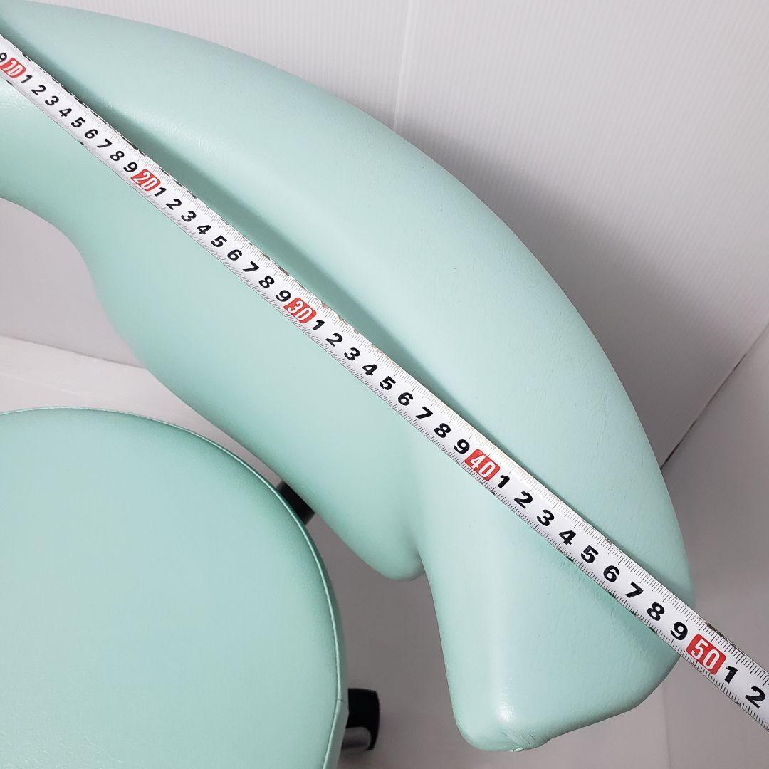 ③病院ドクター用丸椅子　藤沢工業　ACS700LBL　オフィースチェア　送料込み