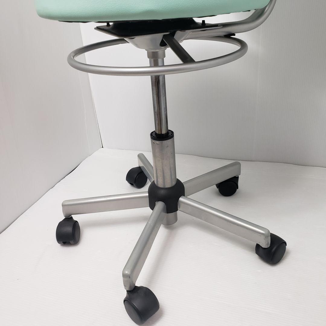 ③病院ドクター用丸椅子　藤沢工業　ACS700LBL　オフィースチェア　送料込み