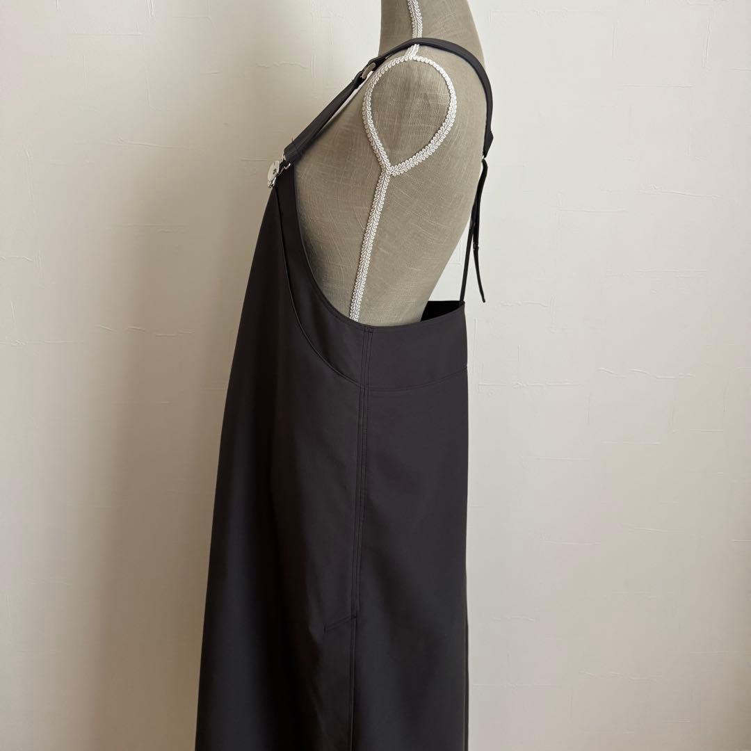 THE RERACS ユナイテッドアローズ別注　エプロンワンピース　ダークグレー