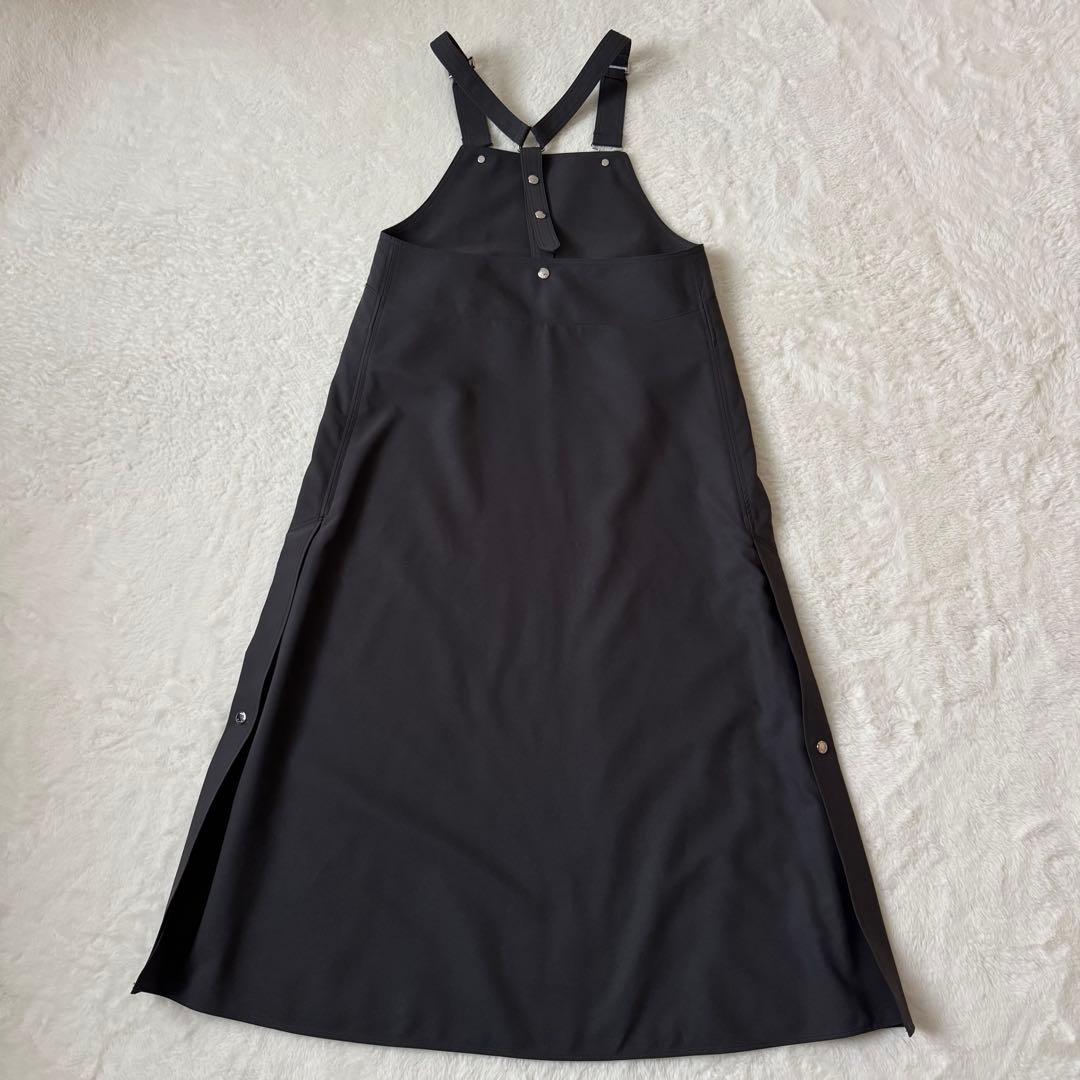 THE RERACS ユナイテッドアローズ別注　エプロンワンピース　ダークグレー