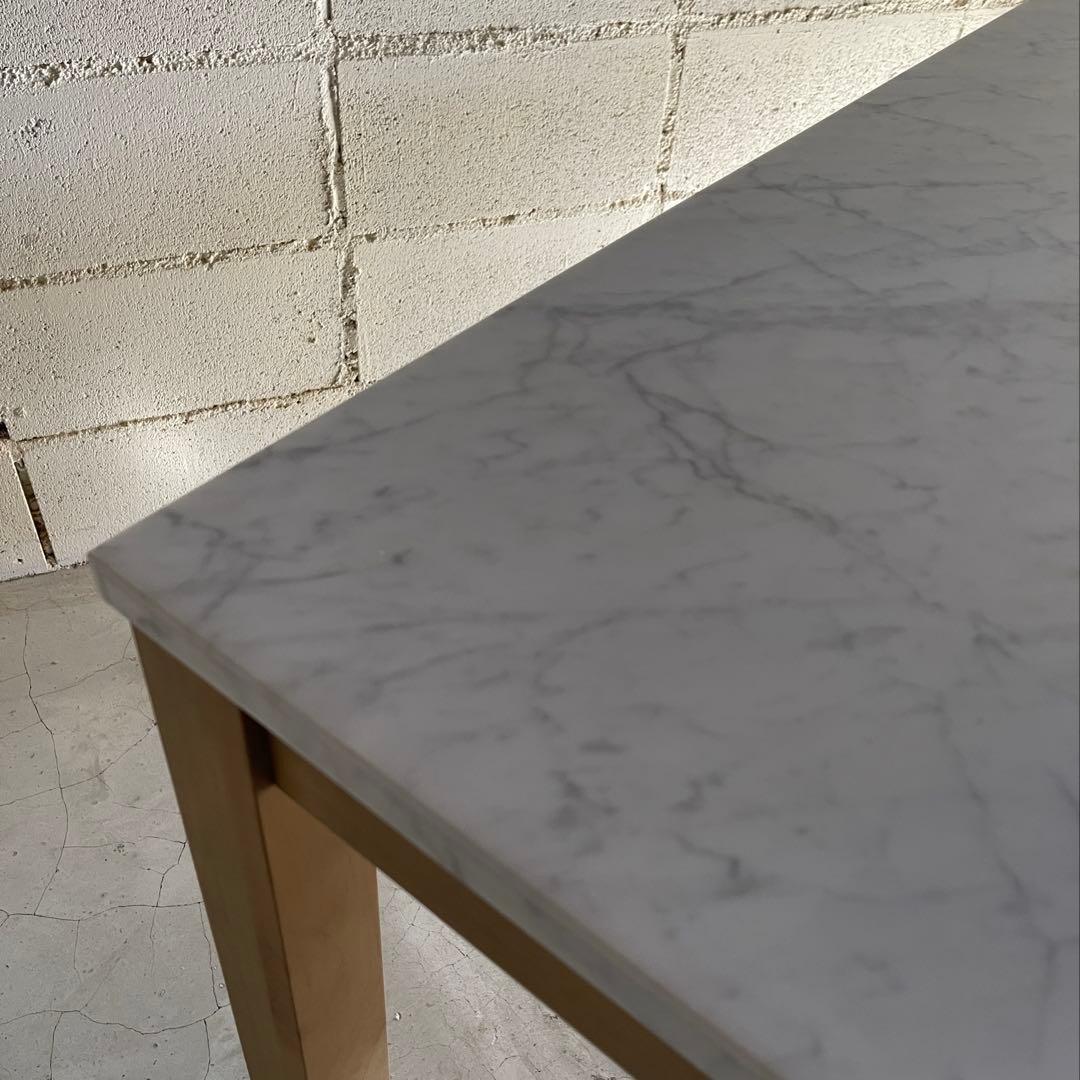 Francfranc フランフラン　チェロ ダイニングテーブル　大理石 ×ウッド