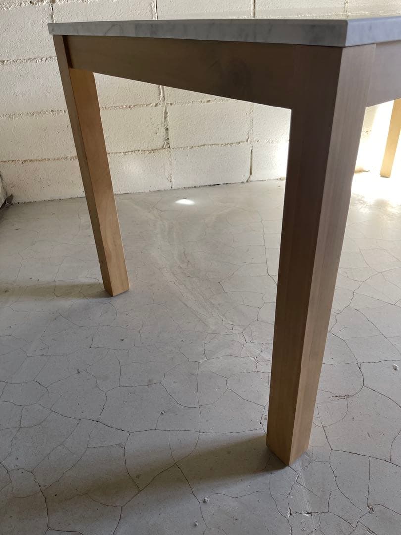 Francfranc フランフラン　チェロ ダイニングテーブル　大理石 ×ウッド