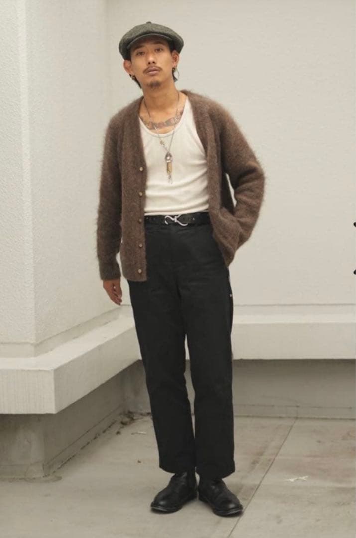 Schott モヘアニットカーディガン