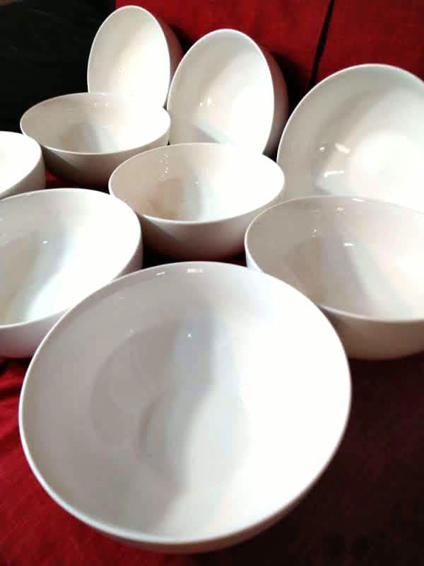 ♥ オシャレにディスプレイ♥多目的利用可能♥エクセラホワイトボール7皿