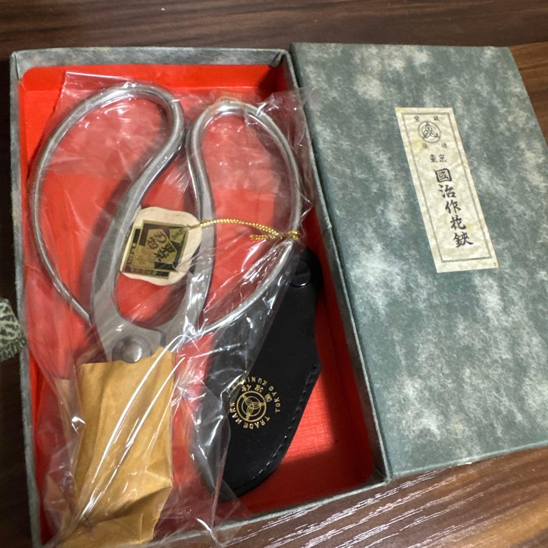 【未使用・送料無料】東京 國治 国治 花鋏 東鋏 はさみ ハサミ 生花 華道
