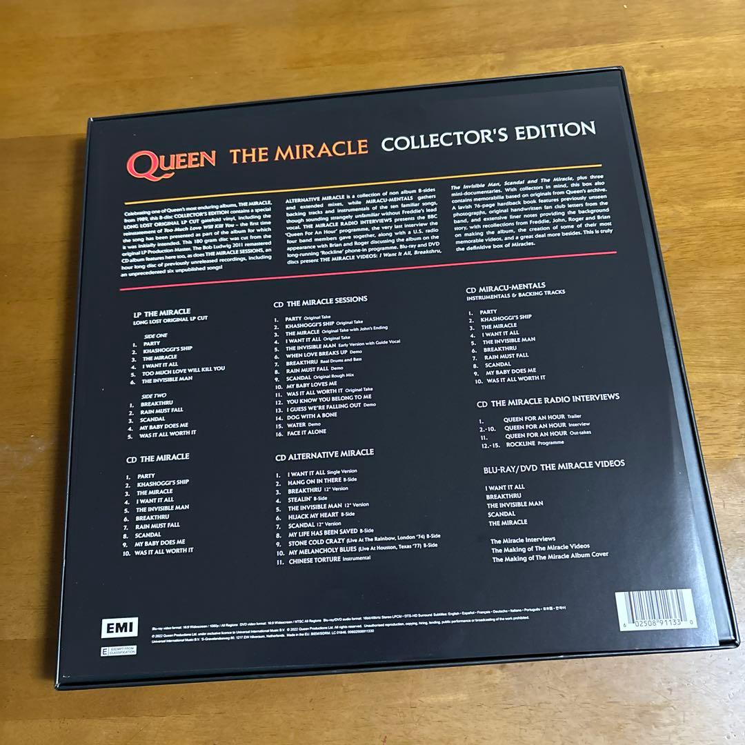 QUEEN ザ・ミラクル コレクターズ・エディション おまけ付