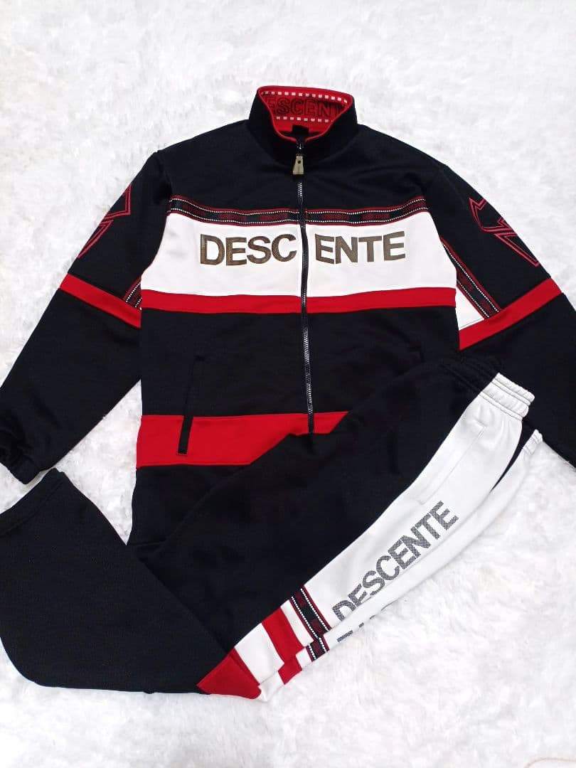 DESCENTE デサント ジャージ上下セット ブラック L