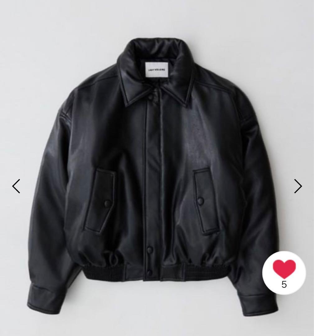 Lady Volume レザーペディンジャケット