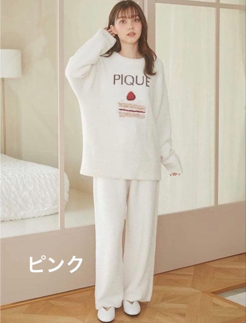 ジェラートピケ ベビモコケーキジャガードプルオーバー&ロングパンツ