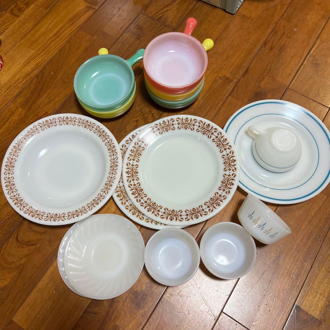 ファイヤーキング パイレックス グラスベイク 食器まとめて