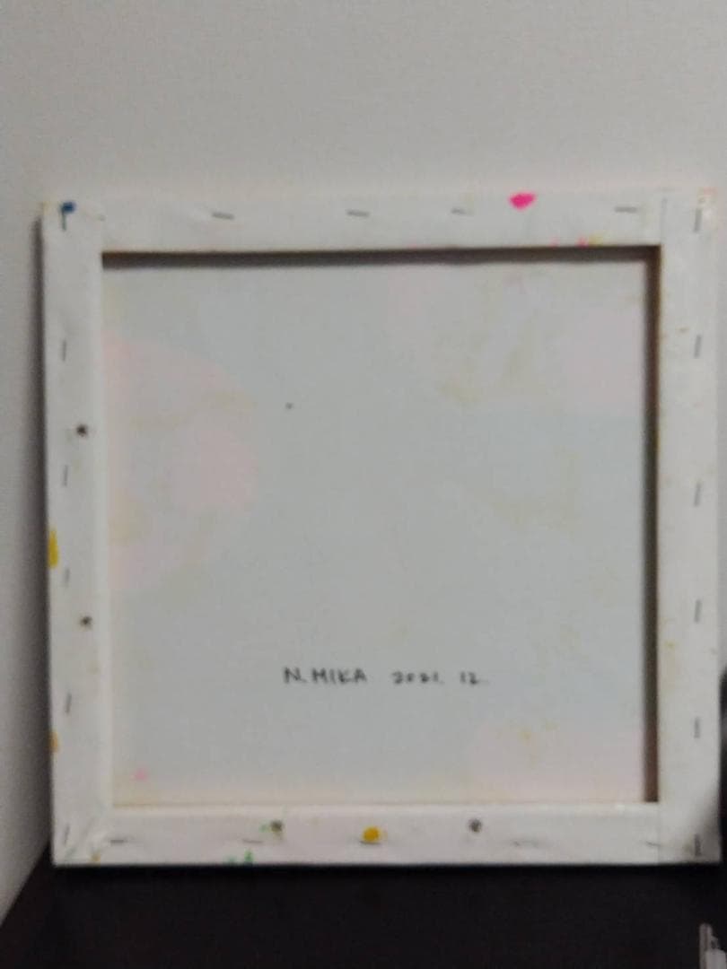 【値下 コラージュ】S4号サイズ 高さ333mm幅333mm アクリル