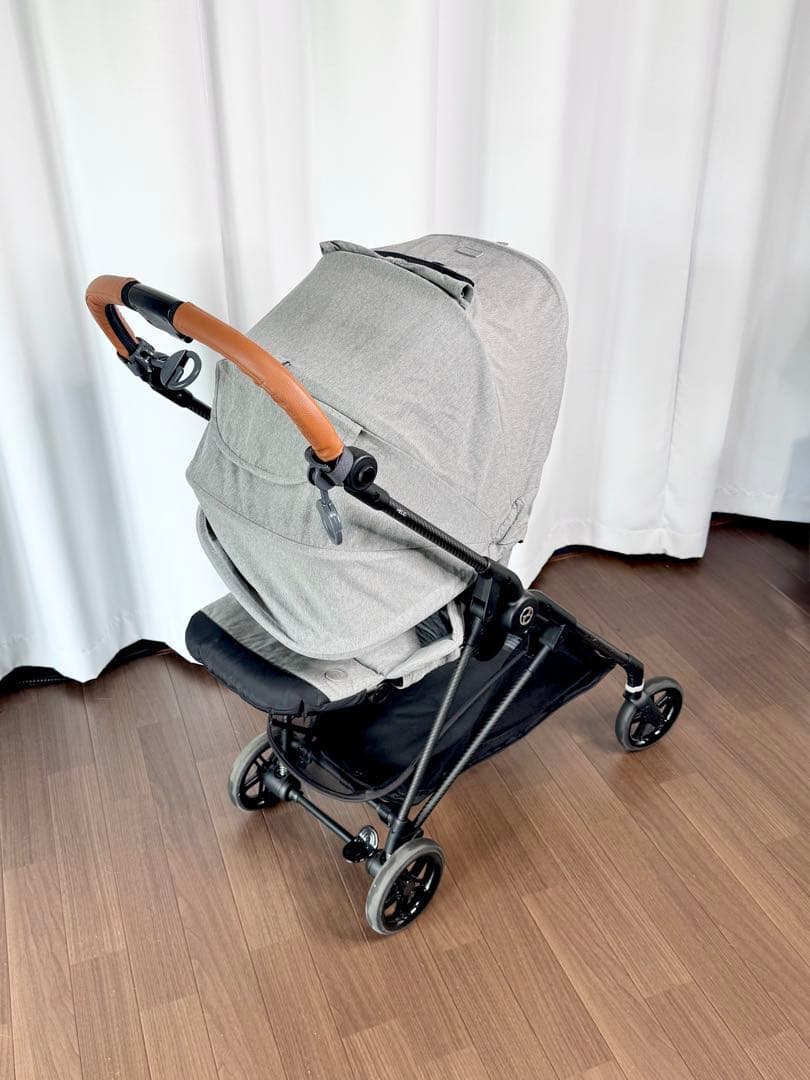 【美品】cybex サイベックス メリオ カーボン 折りたたみ 軽量 グレー