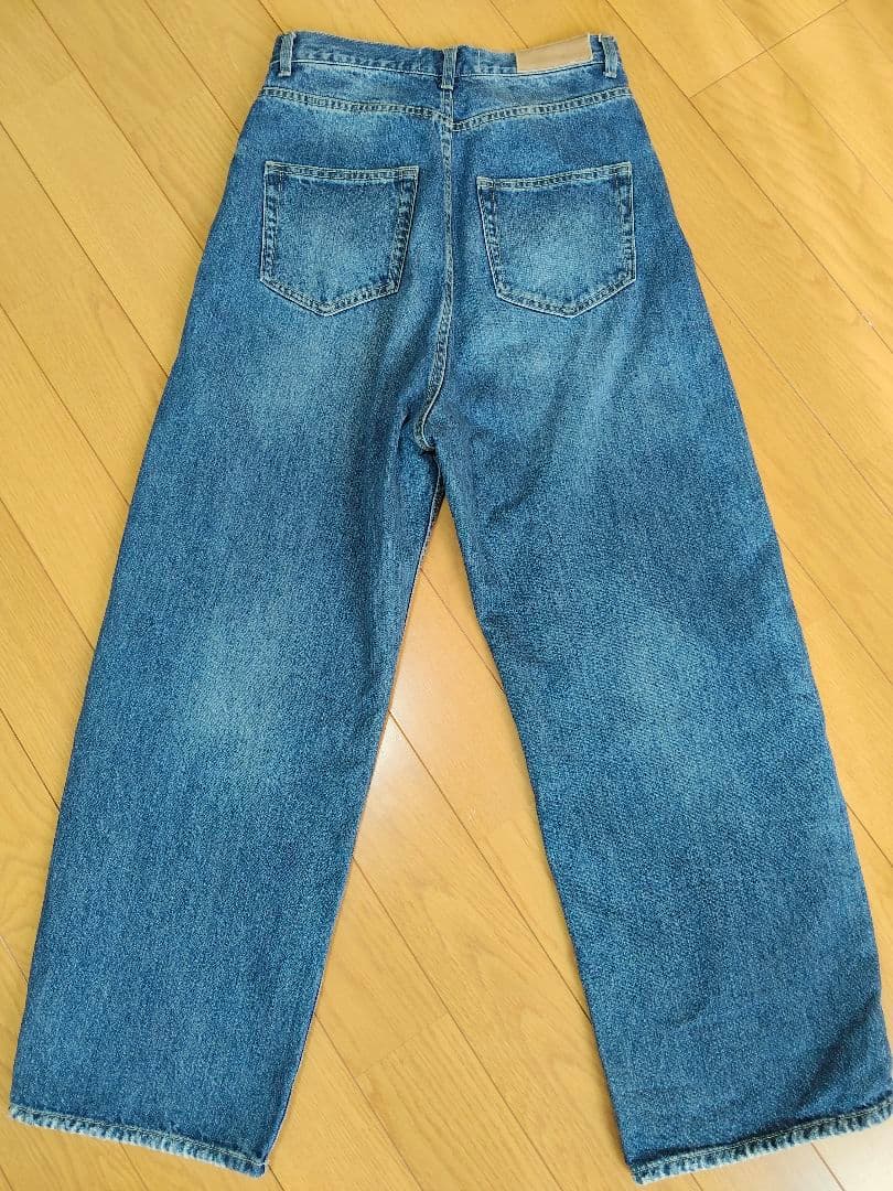 美品Curensologyカレンソロジー&RC ワイドルーズデニムパンツ38