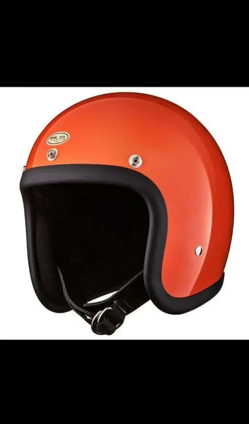 TT&CO 500TX ジェットヘルメット オレンジ S/M