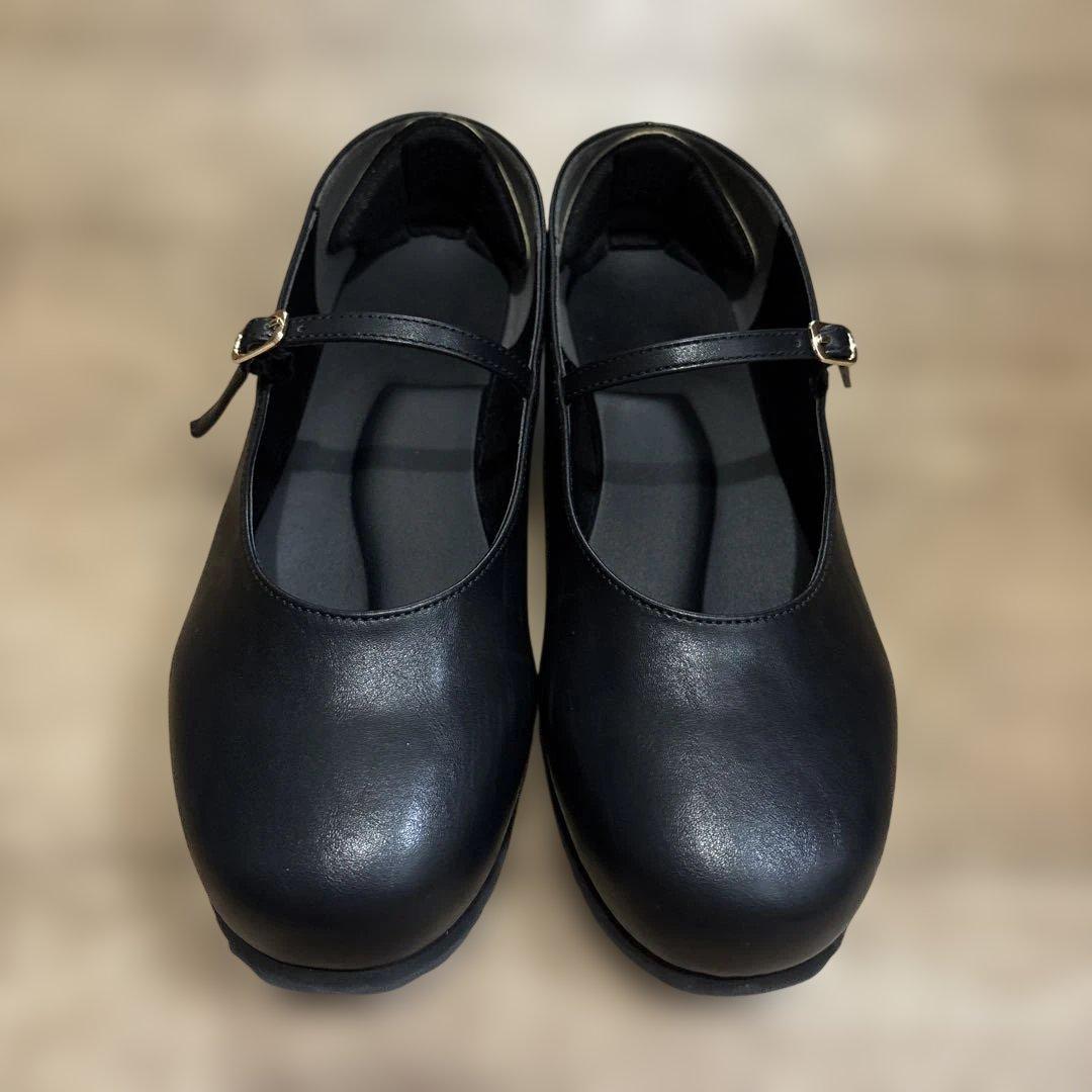 ラクバキ クラッシックパンプス ブラック　L