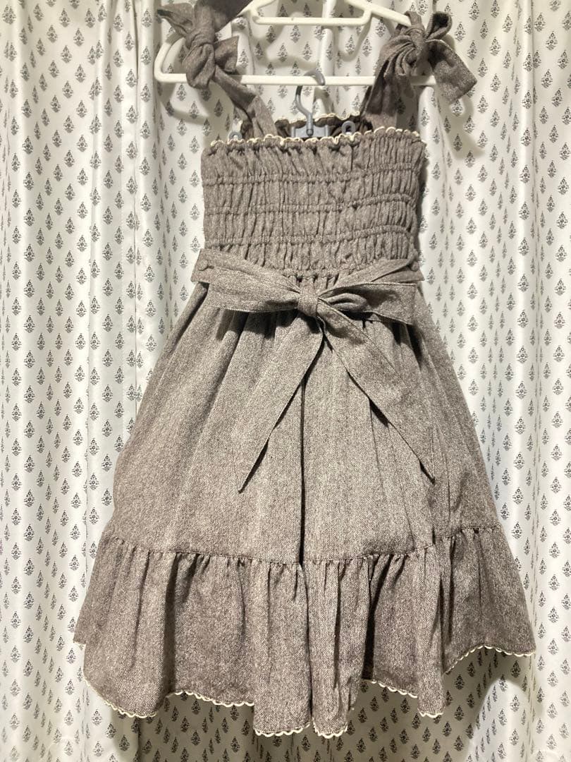 morphose ツイードシャーリングJSK