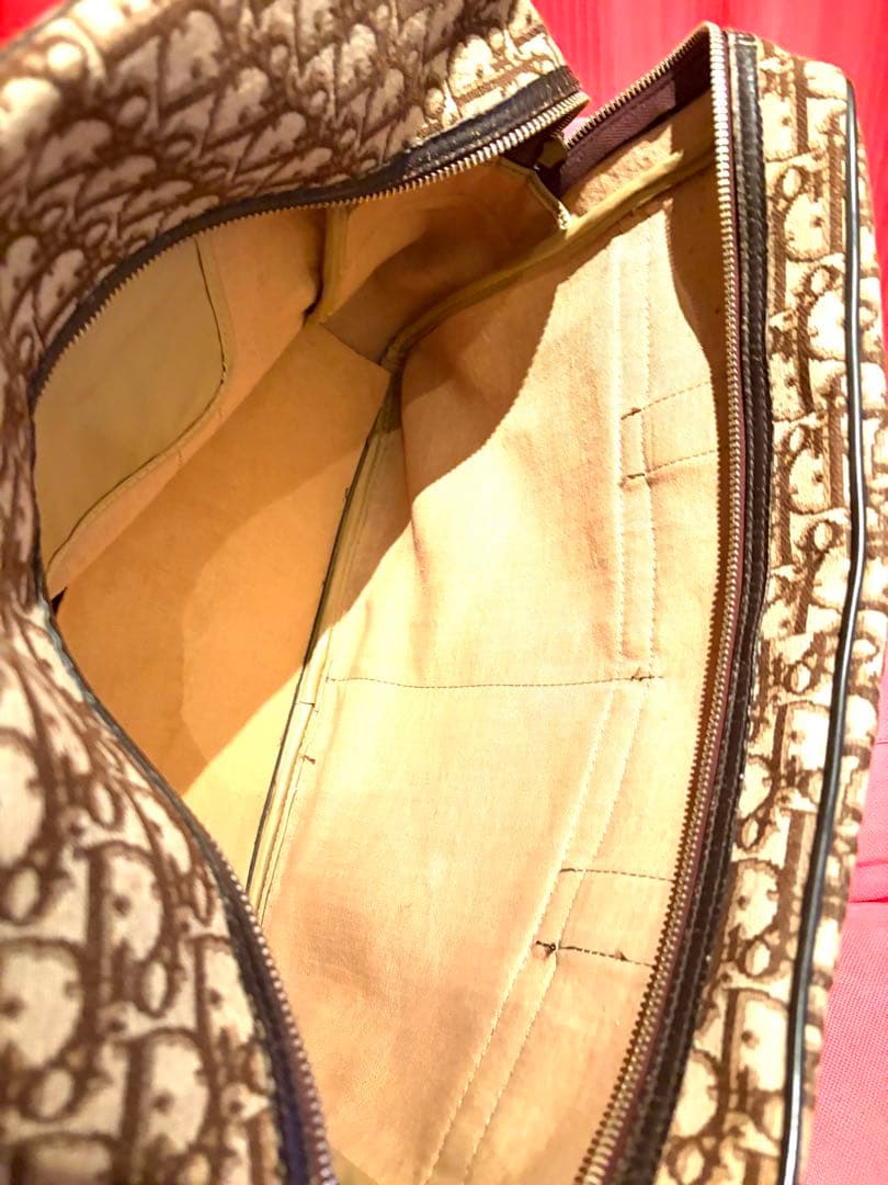 Dior トロッター柄ボストンバッグ