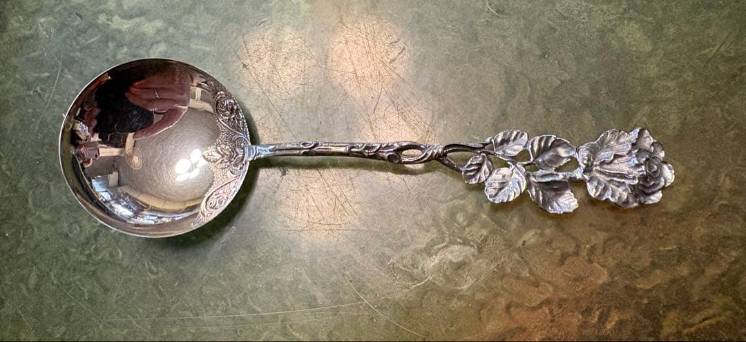 Widmann Antik バラデザイン スプーン