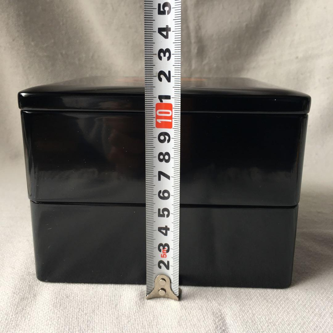 光原社　秀衡塗　重箱　お重　ニ段重　五彩塗　ヴィンテージ　未使用　レア