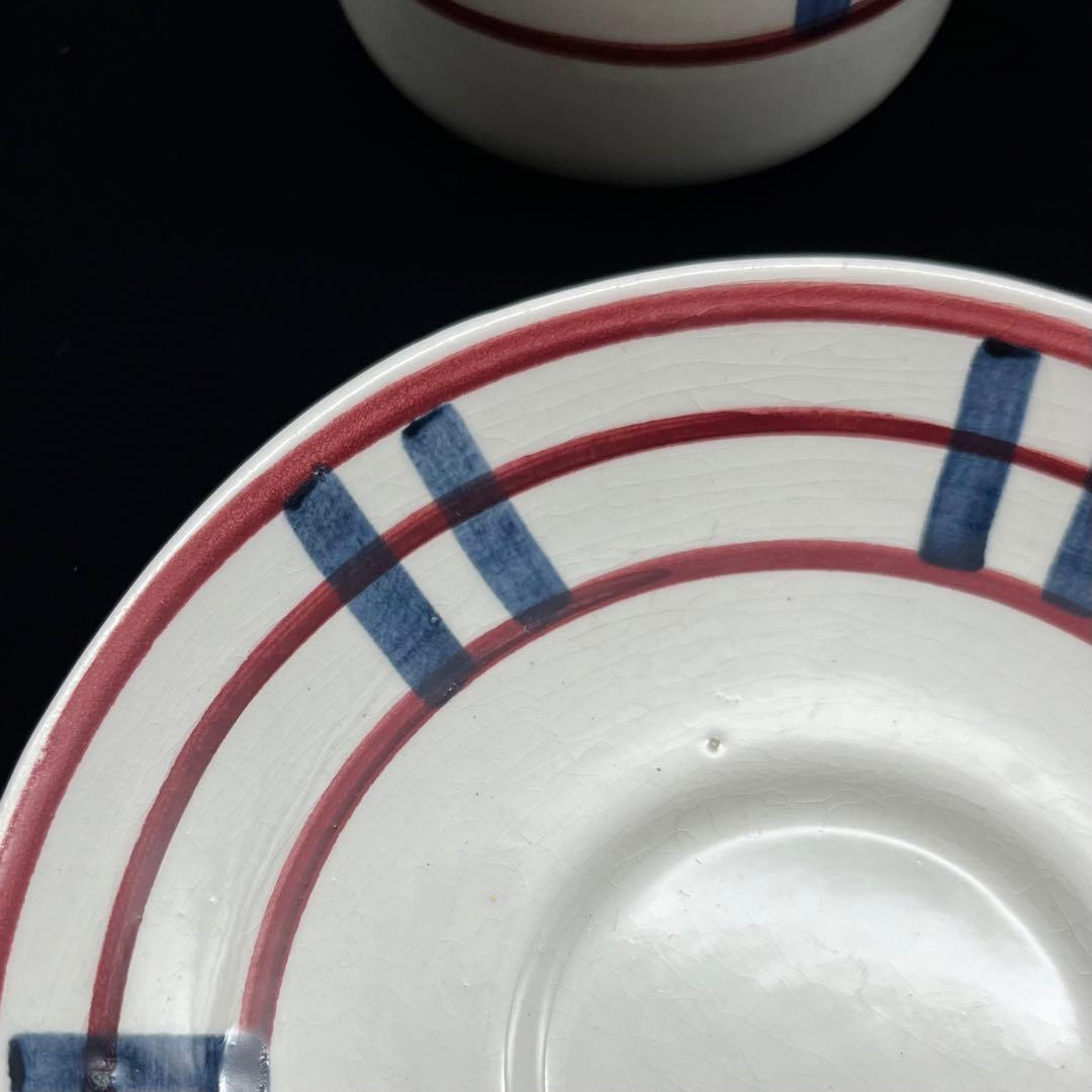 フランスアンティーク ジアン　BAYONNE バスク カップ＆ソーサー【D】