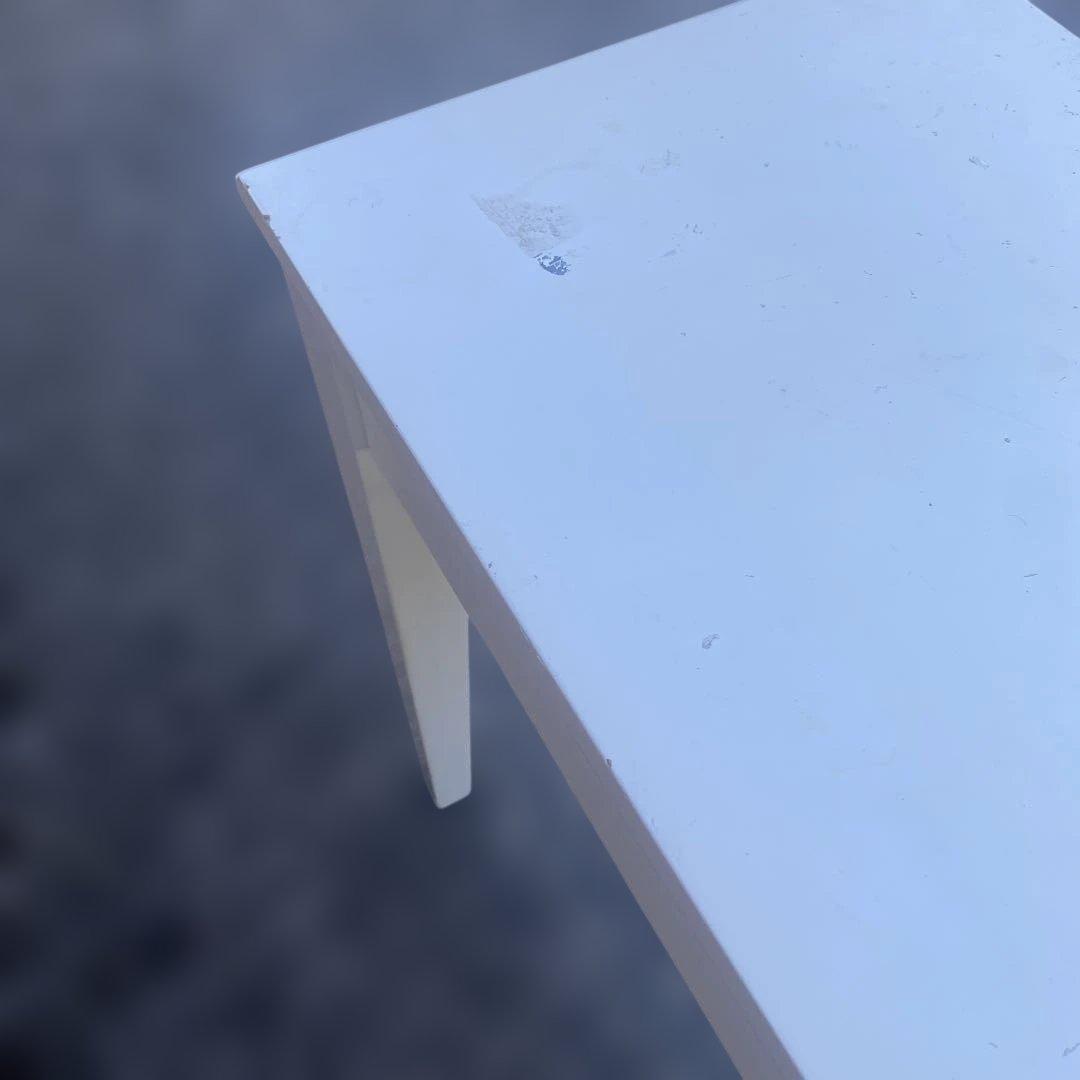 コンソールテーブル　ホワイト　ロココ調　猫脚　姫系　アンティーク調