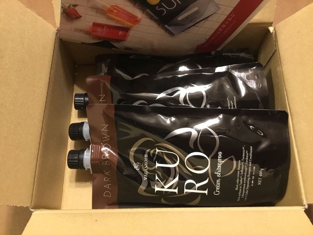 バランローズ　クリームシャンプー　ダークブラウン