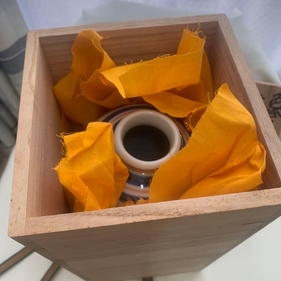 ◉本日限定◉五世　三浦竹泉　色絵遊魚紋　瓶子　花瓶　壺　共箱