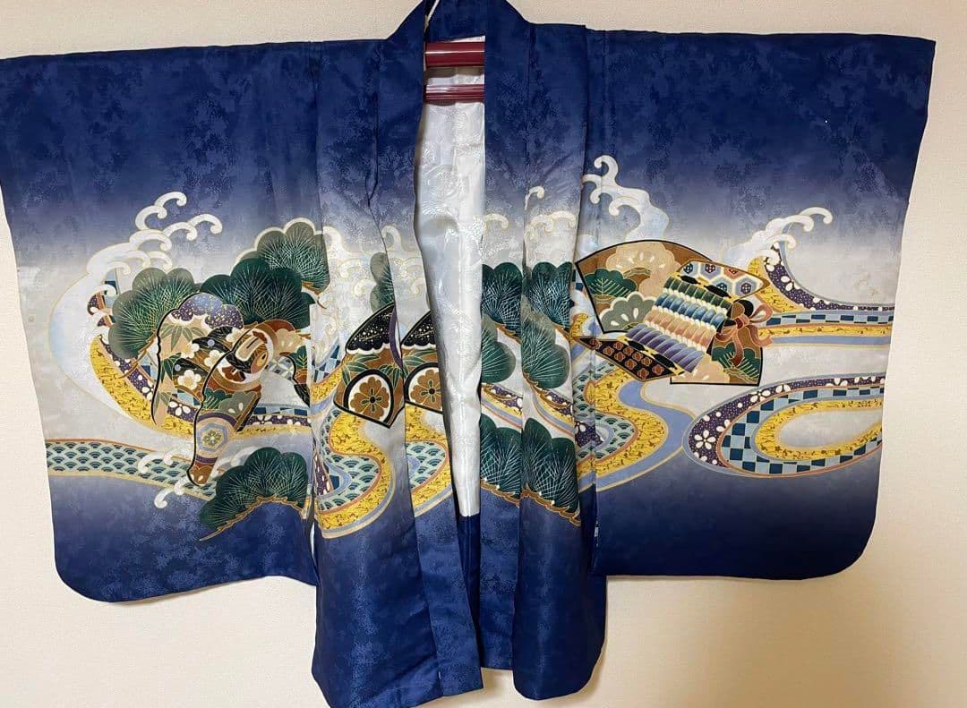 七五三 男の子　5歳　キッズ着物