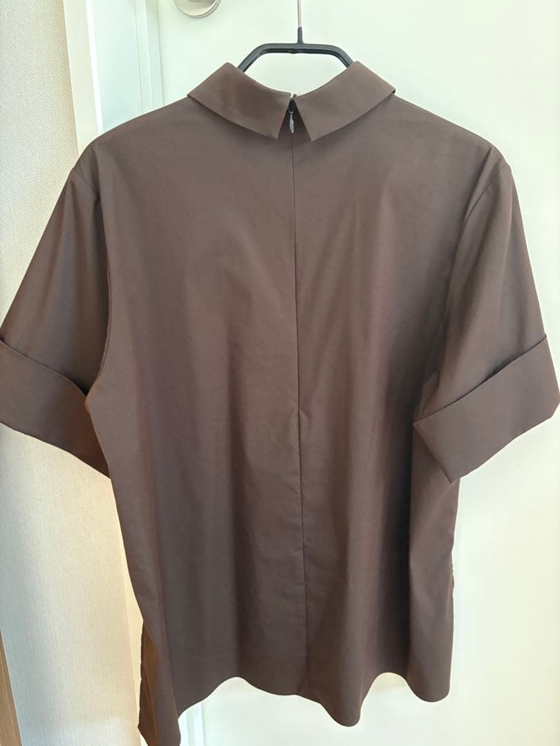 トップス deres half sleeve blouse chocolate