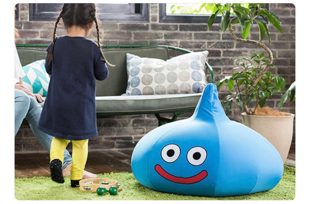 新品スマイルスライム　ビッグクッション　スライム