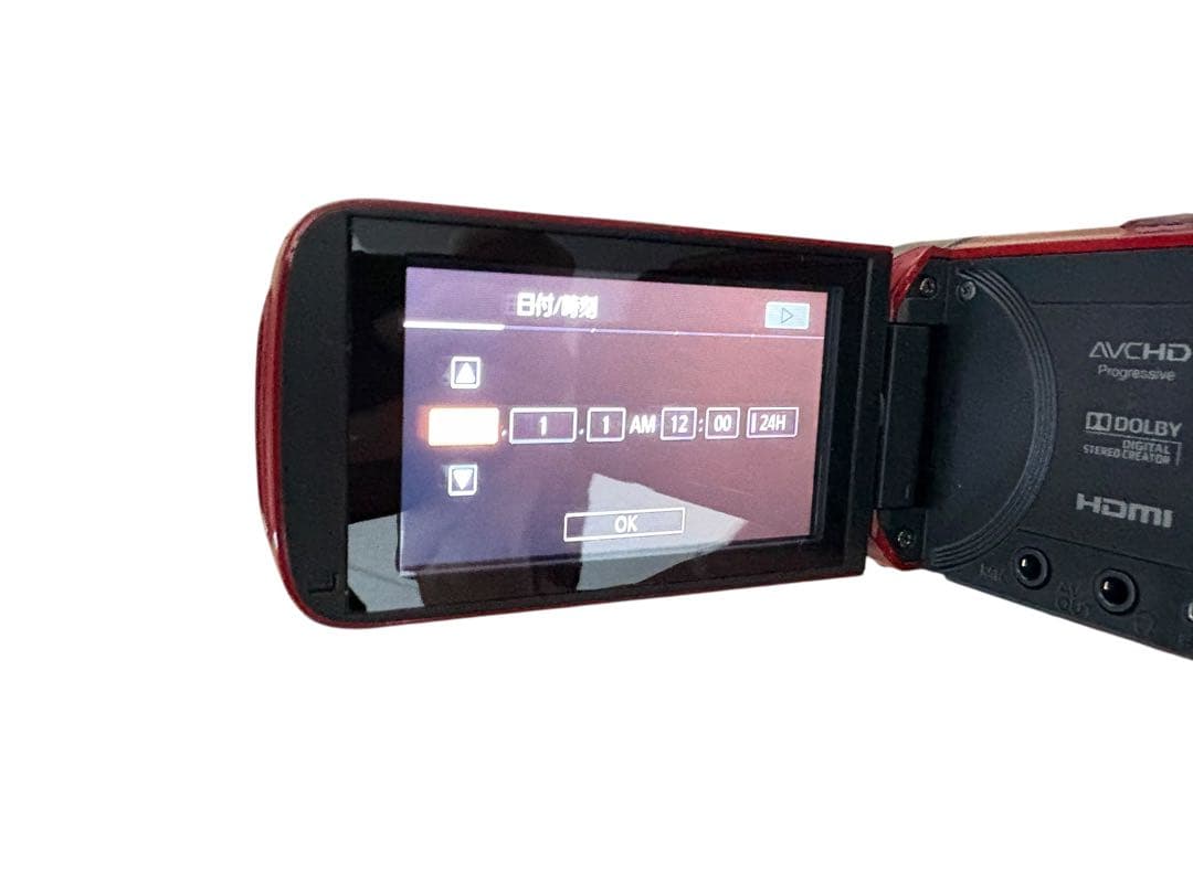 Canon ivis HF R52 ビデオカメラ　キャノン　ビデオカメラ レッド