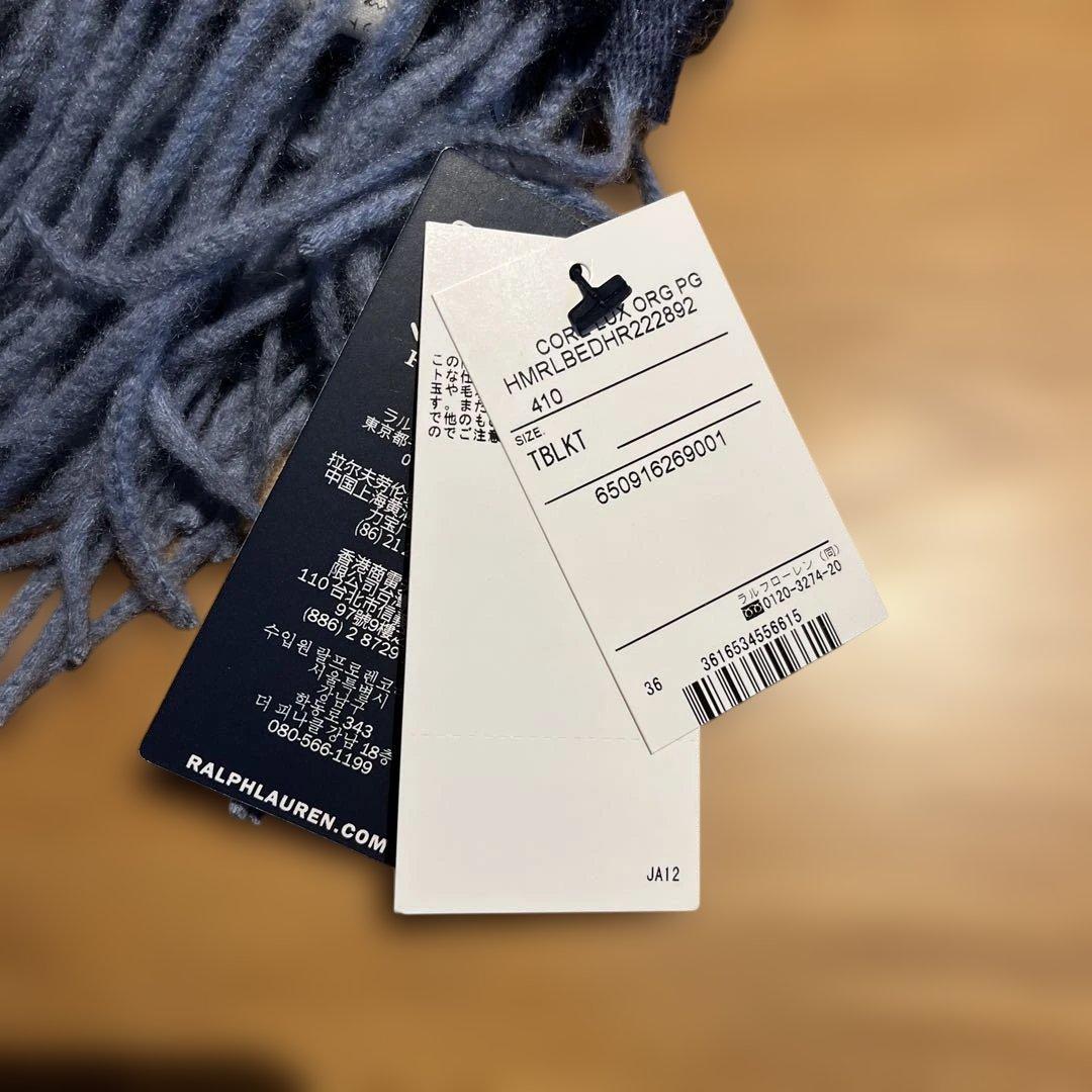 K*i様 Ralph Lauren Hawkins ブランケット カシミヤ100