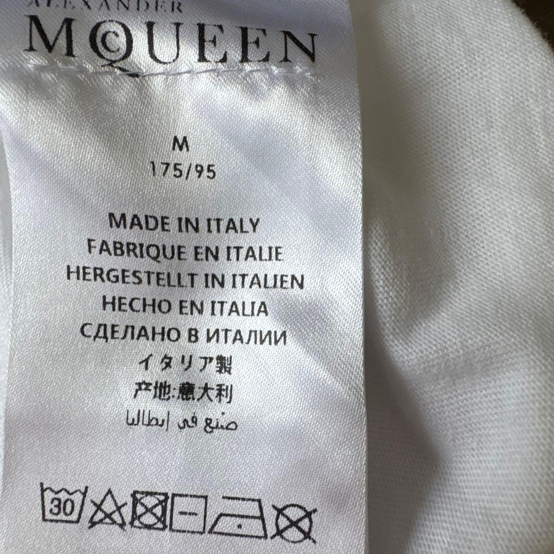 アレキサンダーマックイーン (レア) スカル ローズ フレームプリントＴシャツ