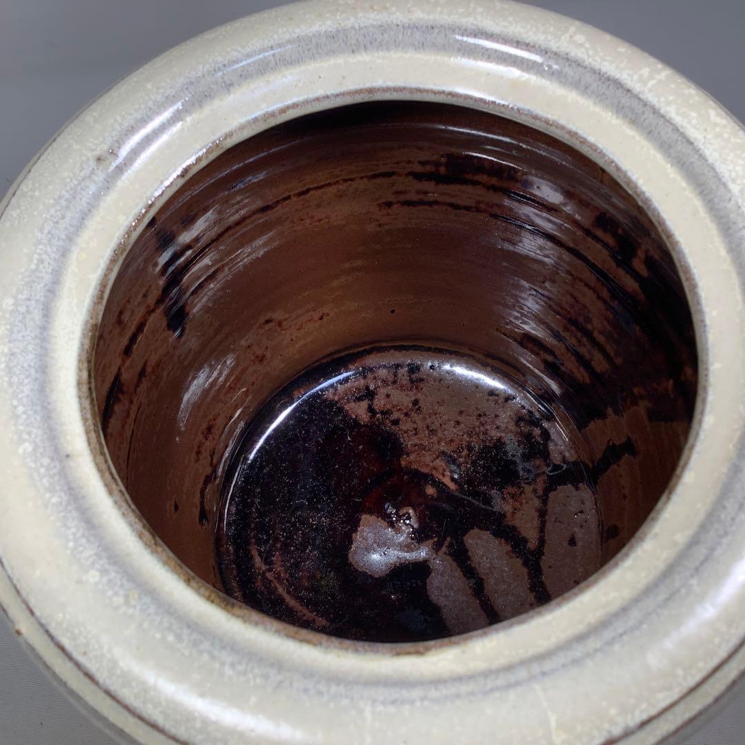 高取焼　耳付水指　鬼丸碧山　茶道具　送料無料