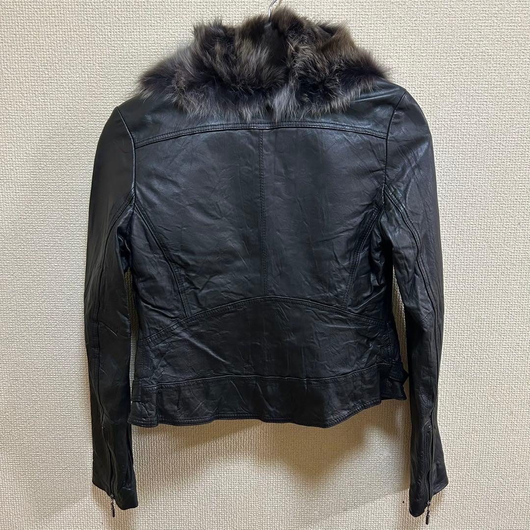 希少　panaji 羊革　2way ライダース　goa company ブラック