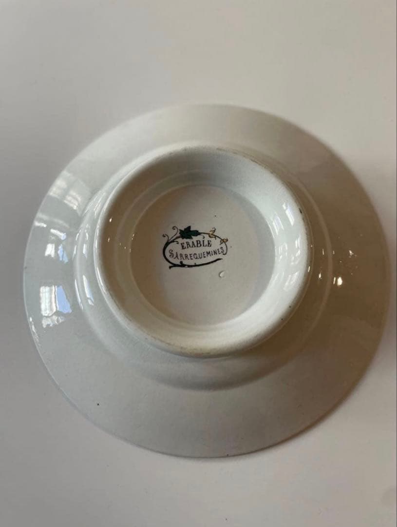 Sarreguemines サルグミンヌ　アンティークコンポティエ