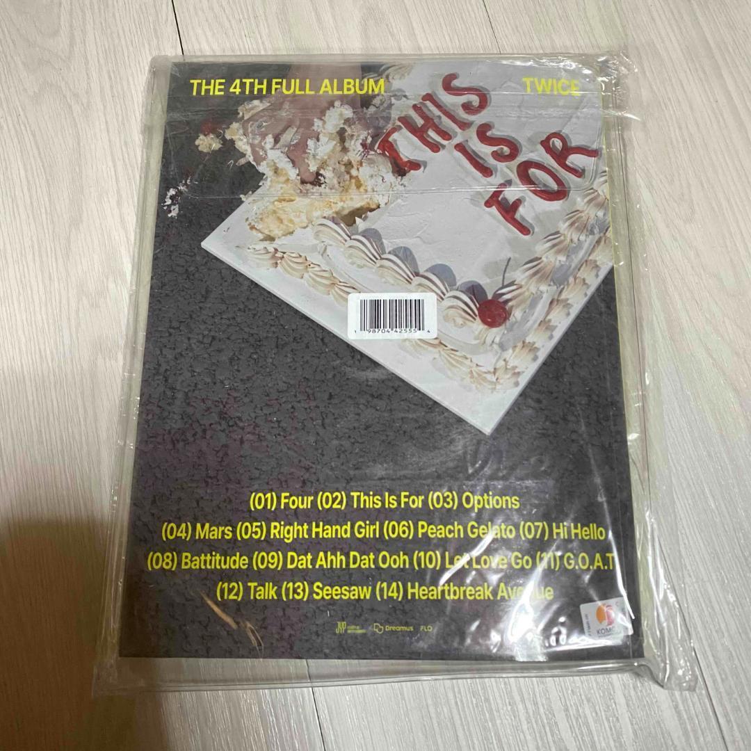 TWICE THIS IS FOR アメリカ限定版 直筆サイン入り US限定