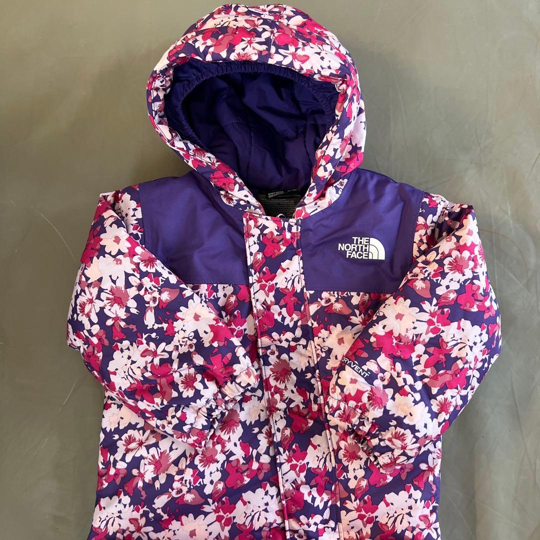 THE NORTH FACE キッズ スノーウェア花柄 12-18M