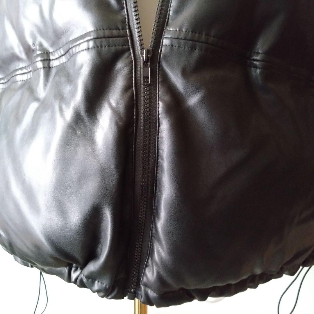 ★chuclla PUレザー サークルダウンベスト chw23a027