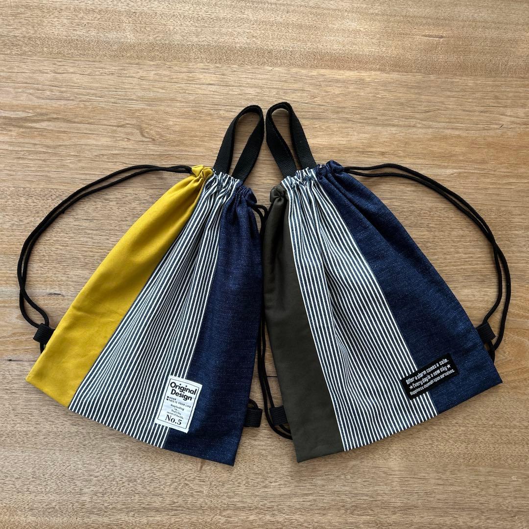 ひー様 給食セット ランチョンマット 巾着袋 絵本袋 ハンドメイド入園入学