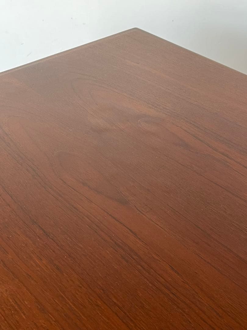 北欧 デンマーク ヴィンテージ チーク オイルフィニッシュ 両袖 デスク