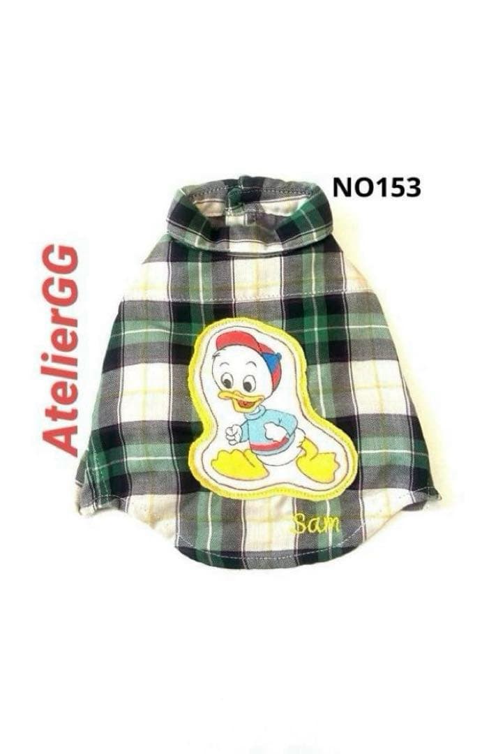 AtelierGG☆新品未使用ヴィンテージ ドナルドダックタータンチェックXS