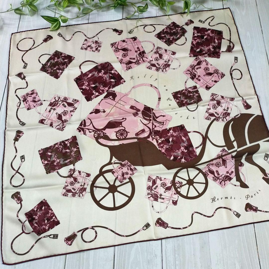 エルメス HERMES カレ70 スカーフ　ケリーの馬車